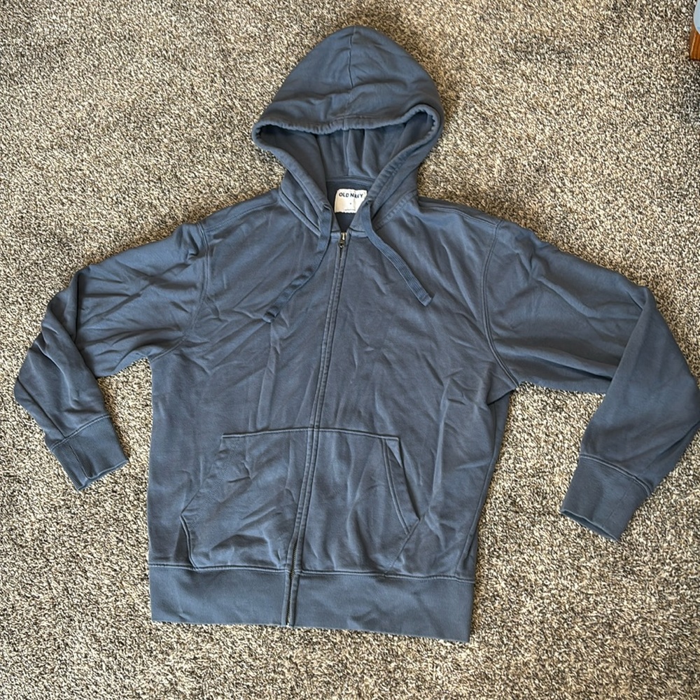 Blue Zip-Up Jacket